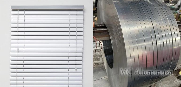 aluminum strip for the window- blind