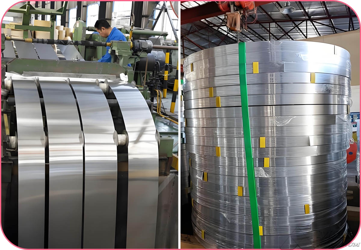 Transformer aluminum strip