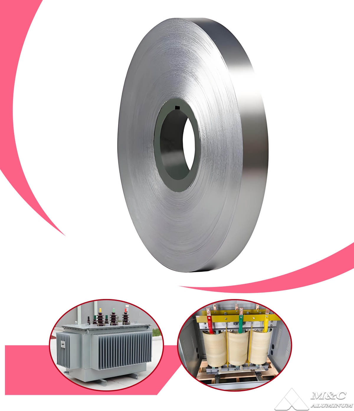 Transformer aluminum strip