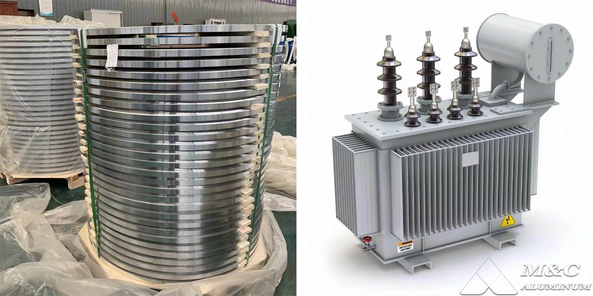 Transformer aluminum strip
