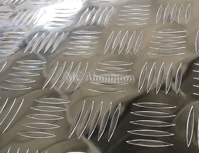 5754H114 Five ribs pattern aluminum plate _ non-slip aluminum plate for carriage