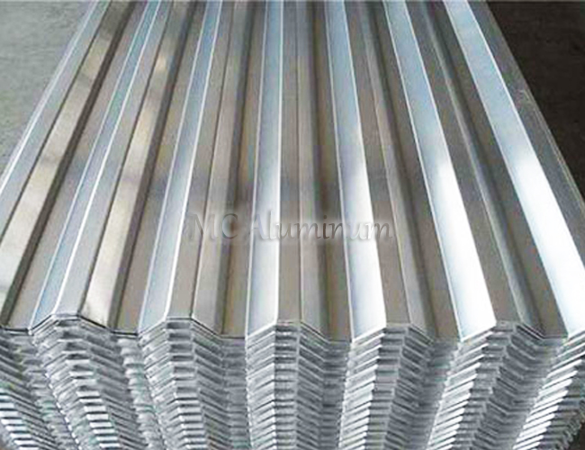 Color-coated aluminum coil for pressure tile
