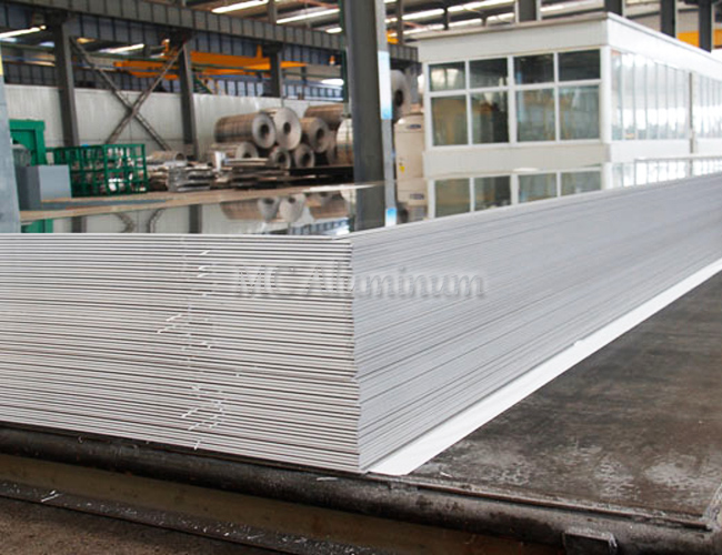 Aluminum alloy plate for body