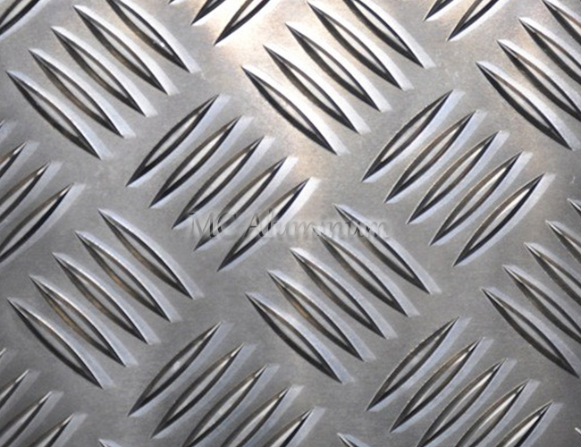 Anti-slip pattern aluminum sheet