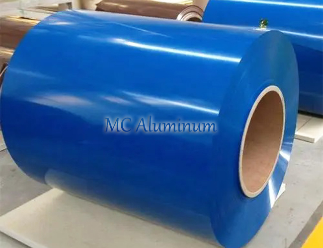 Colored aluminum coil