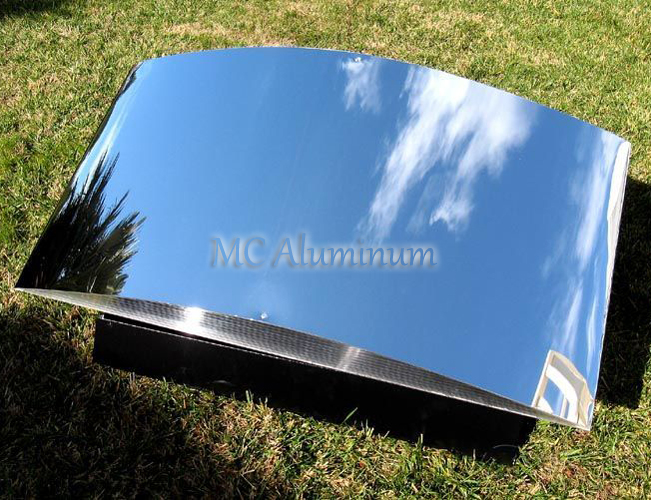 Mirror aluminum sheet for lighting lampshade