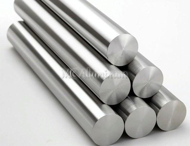 Round solid bar aluminum alloy