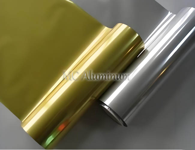Gold Epoxy Resin Coated Aluminum Foil